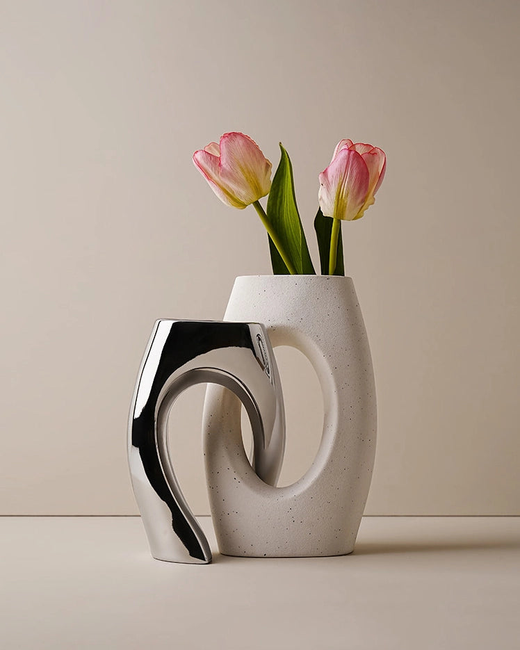 Creative Irregular Ceramic Flower Vase