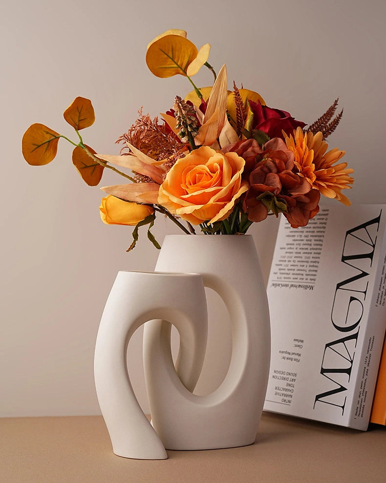 Creative Irregular Ceramic Flower Vase