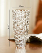 Cute Dot Pattern Clear Glass Vase
