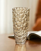 Cute Dot Pattern Clear Glass Vase