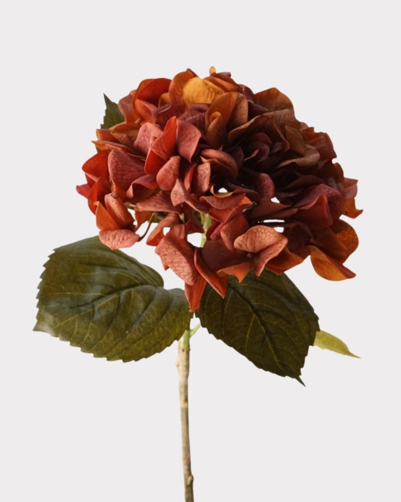 Dutch Style Faux Hydrangea Flower Stem – 24.8"