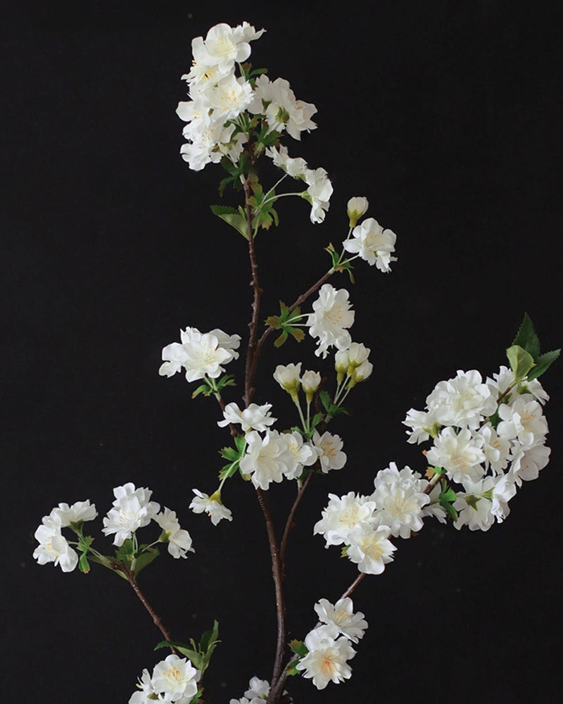 Early Spring Cherry Blossom Faux Branch - 37"