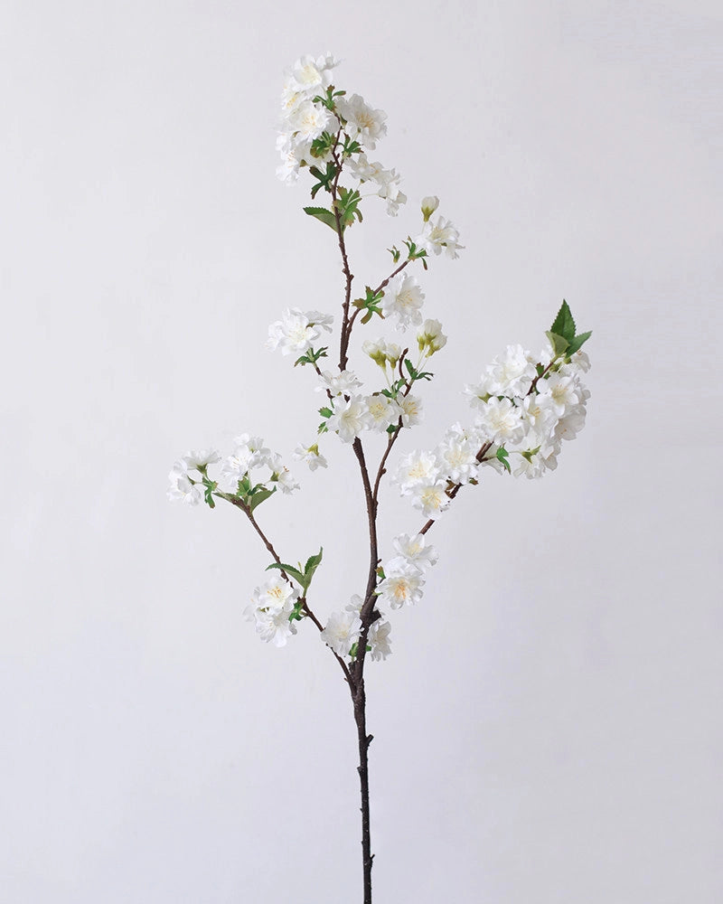 Early Spring Cherry Blossom Faux Branch - 37"
