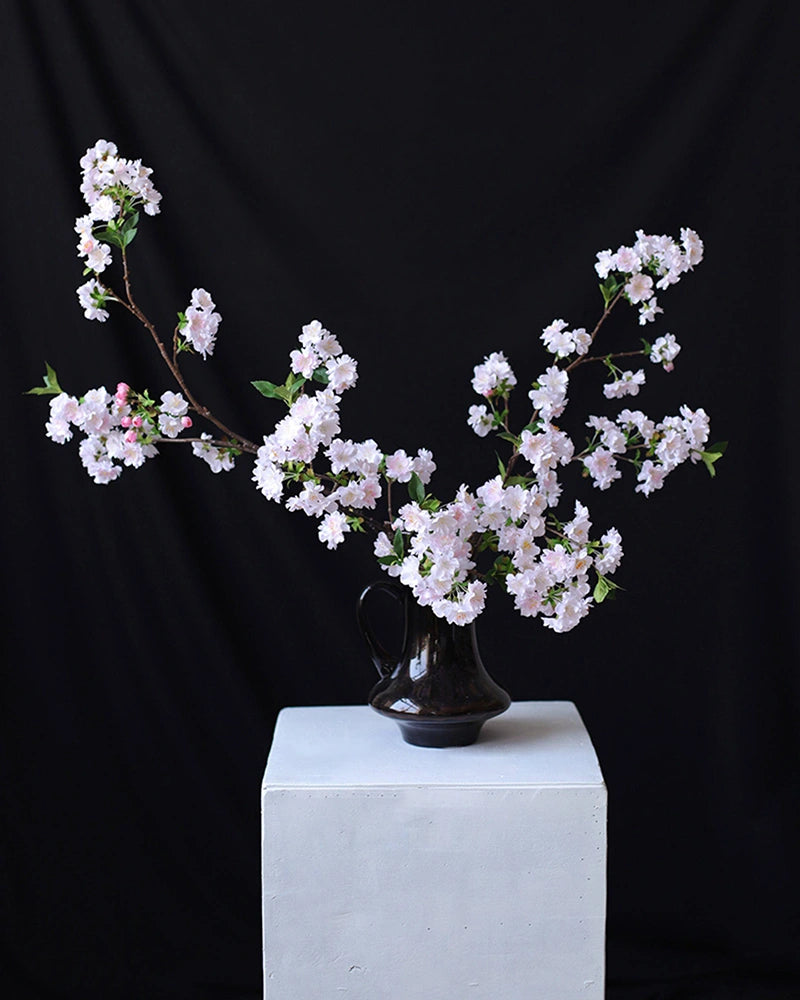 Early Spring Cherry Blossom Faux Branch - 37"