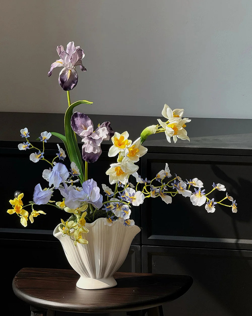 Early Spring Faux Floral Arrangement - 21.7"