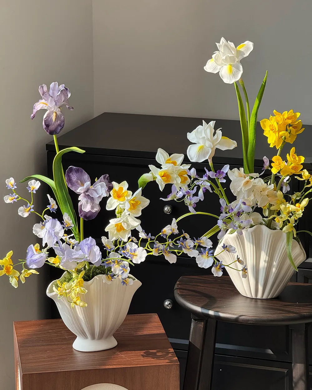 Early Spring Faux Floral Arrangement - 21.7"