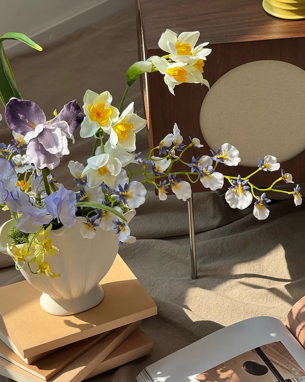 Early Spring Faux Floral Arrangement - 21.7"