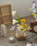 Early Spring Faux Floral Arrangement - 21.7"