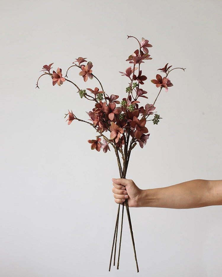 Elegant Artificial Earl Guanshan Leaf Stem 28"