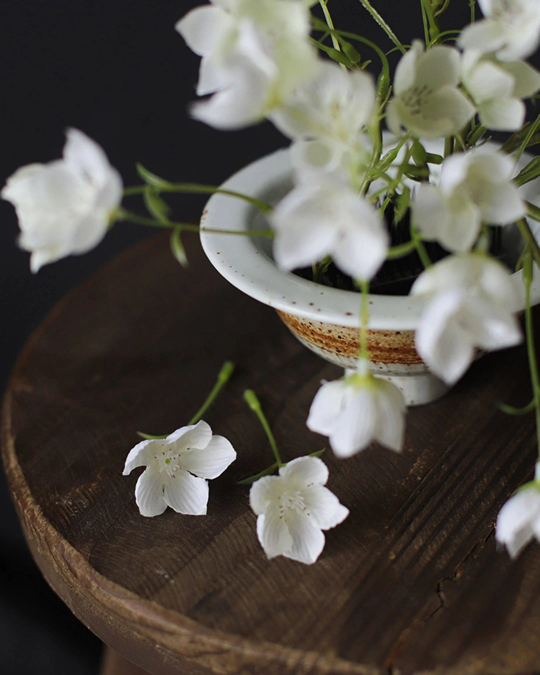Elegant Artificial Lily of the Valley Stem 18.5"