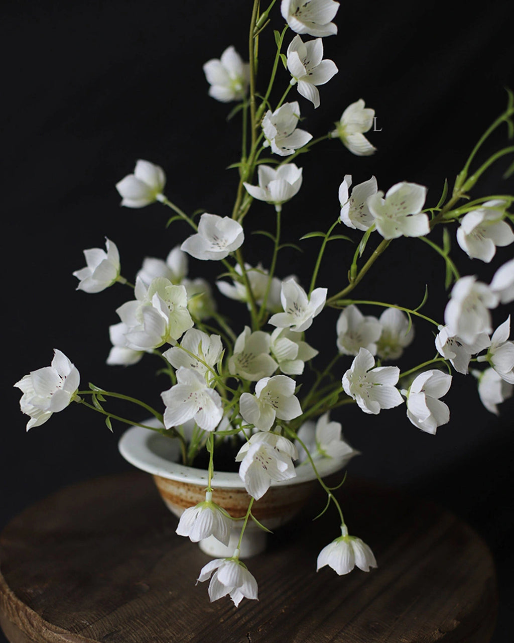 Elegant Artificial Lily of the Valley Stem 18.5"