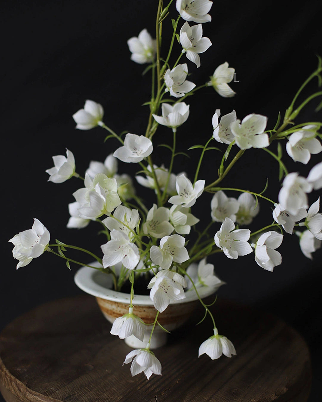 Elegant Artificial Lily of the Valley Stem 18.5"