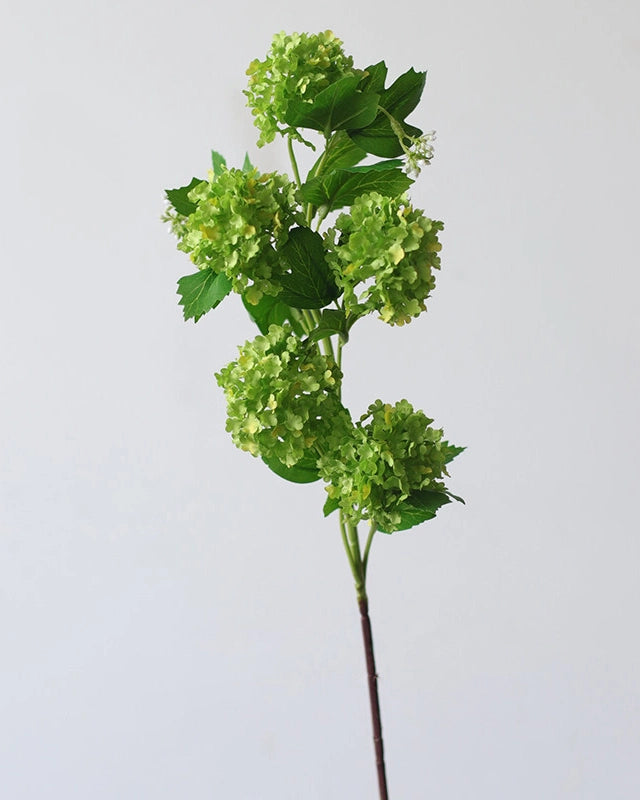 Five-Head Artificial Hydrangea Stem 30"