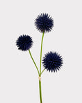 Globe Thistle Faux Flower in Purple - 18"