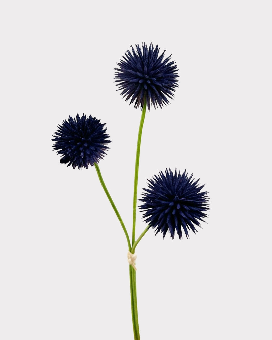 Globe Thistle Faux Flower in Purple - 18"