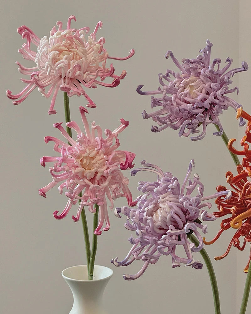 Imperial Chrysanthemum Faux Flower - 27.6"