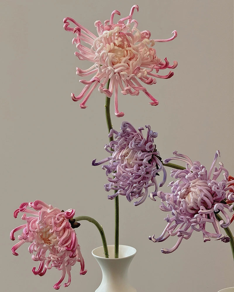 Imperial Chrysanthemum Faux Flower - 27.6"