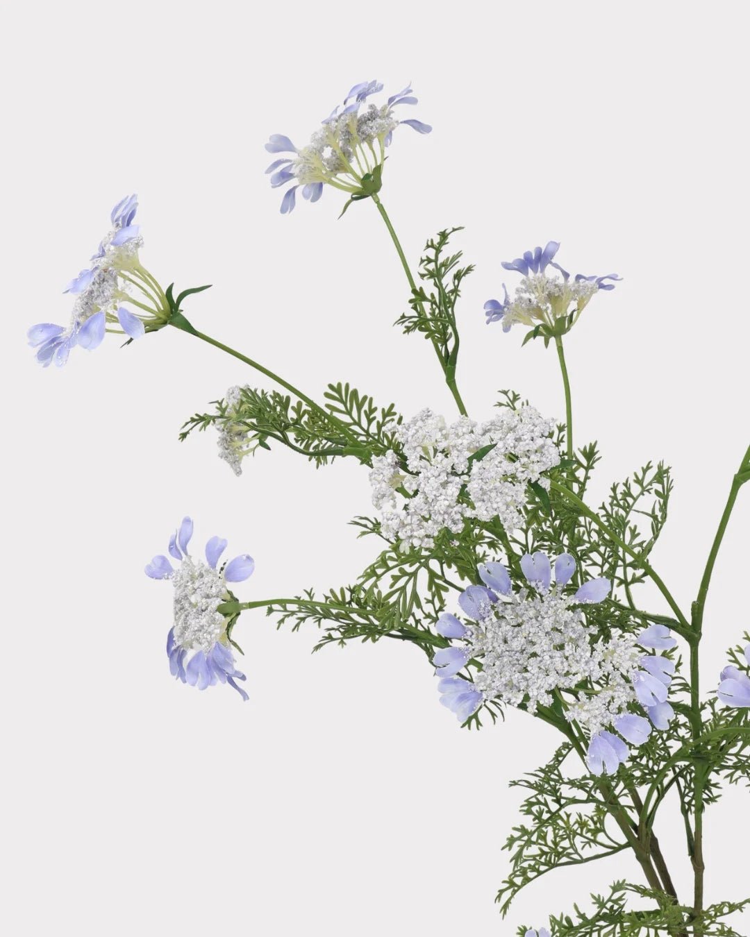 Lace Faux Flower in Blue - 37"