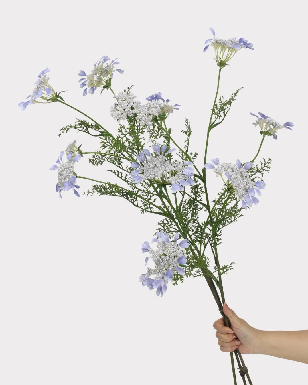 Lace Faux Flower in Blue - 37"