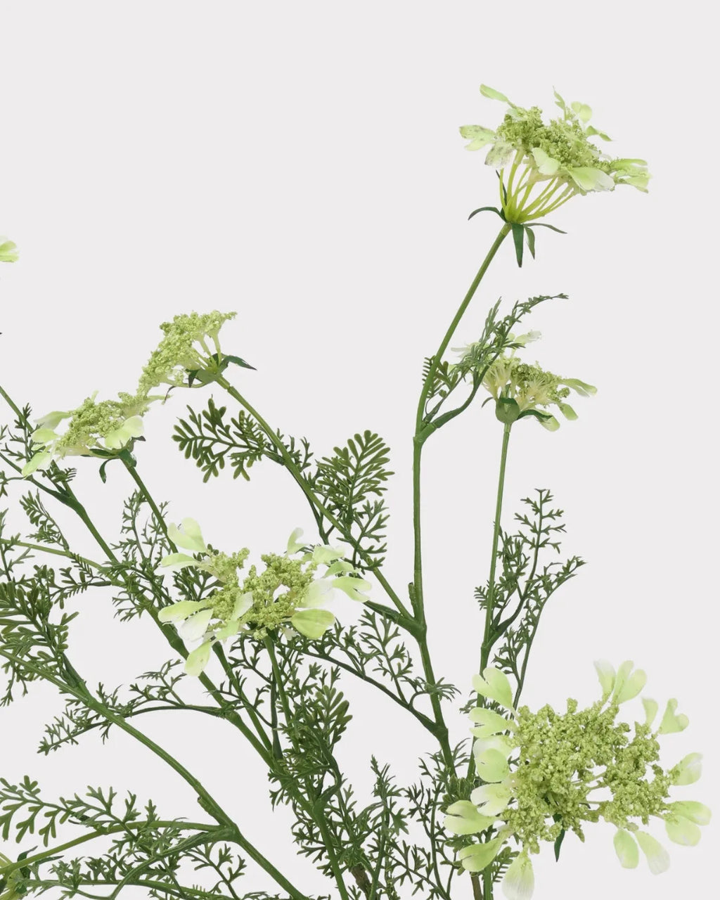Lace Faux Flower in Green - 37"