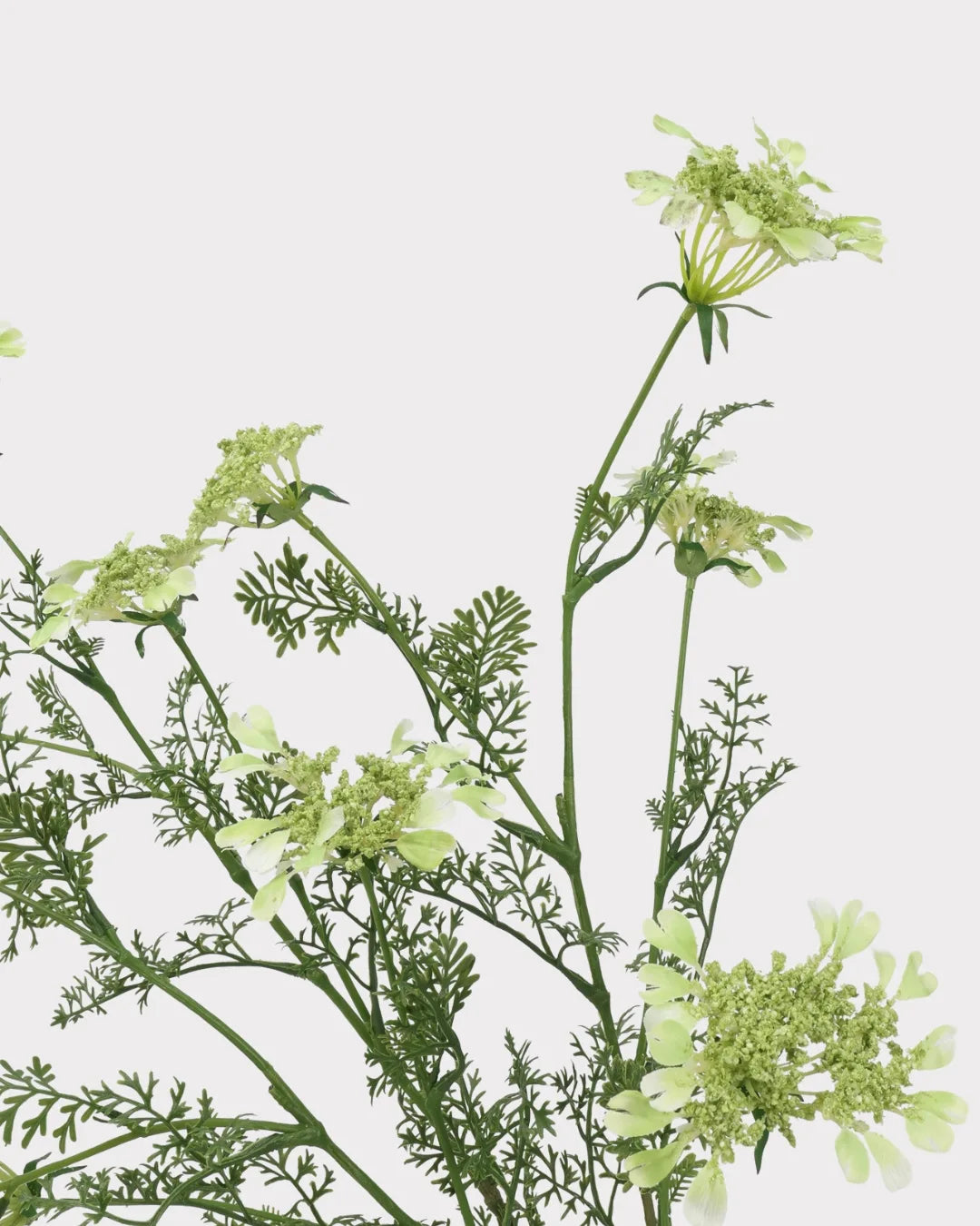 Lace Faux Flower in Green - 37"