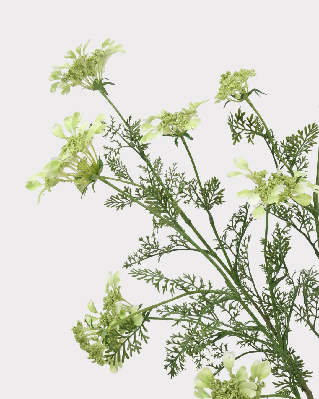 Lace Faux Flower in Green - 37"
