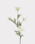 Lace Faux Flower in White - 37"