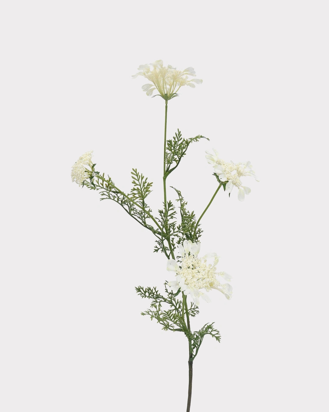 Lace Faux Flower in White - 37"