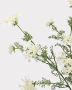 Lace Faux Flower in White - 37"