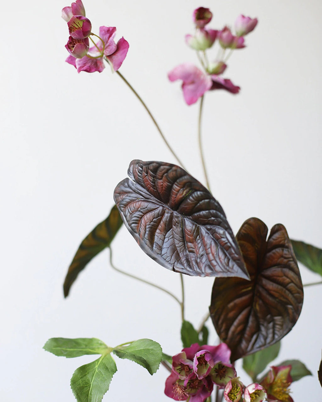 Large Artificial Alocasia Leaf Stem 28"
