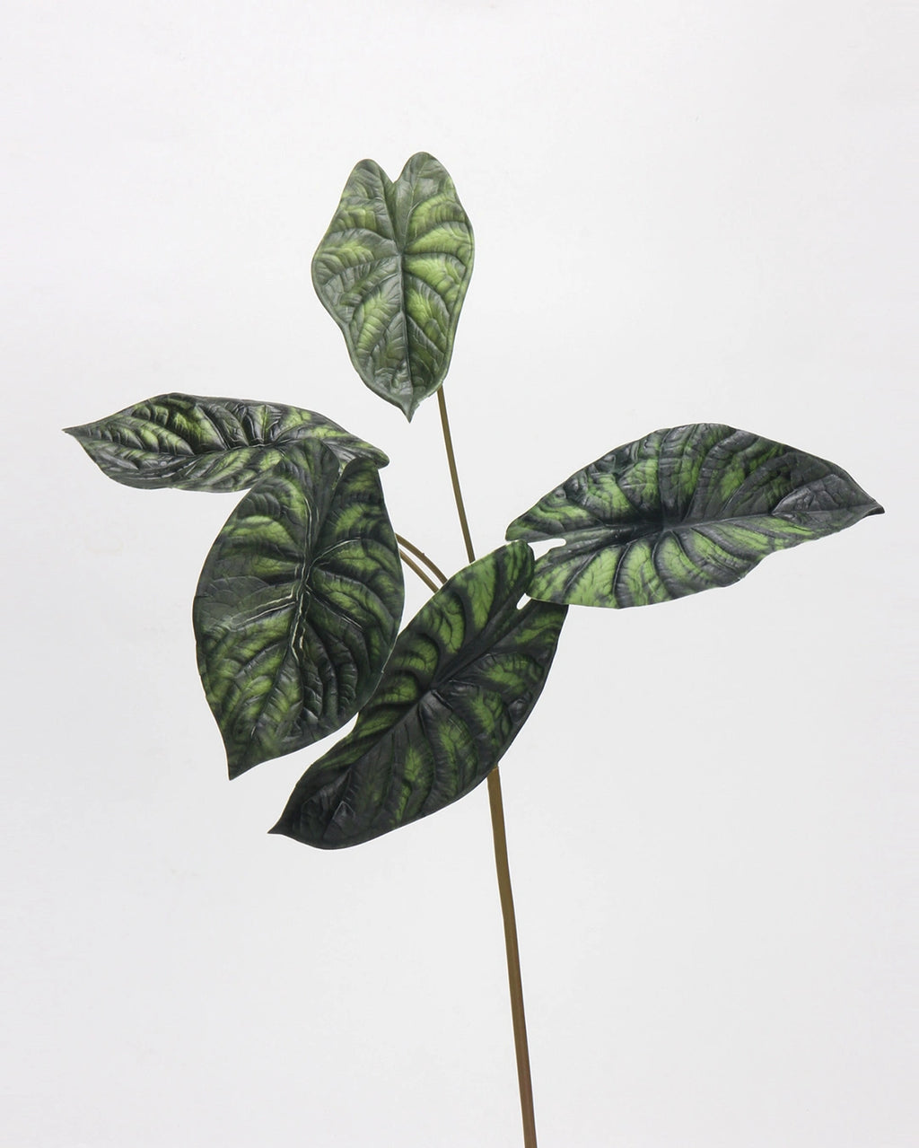 Large Artificial Alocasia Leaf Stem 28"