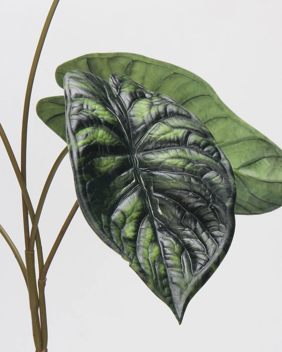 Large Artificial Alocasia Leaf Stem 28"