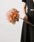 Large Artificial French Hydrangea Stem 25"