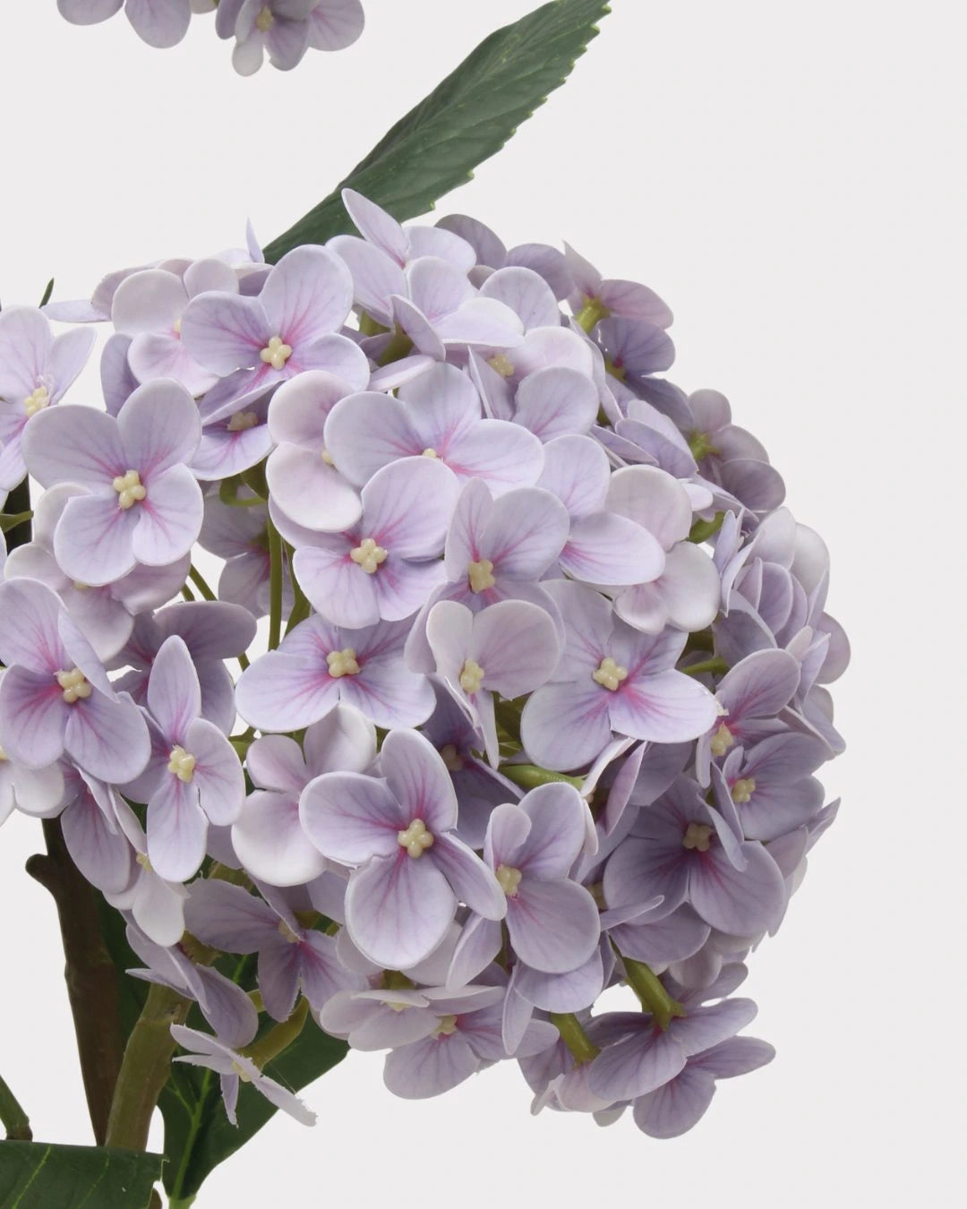 Lightweight Faux Hydrangea Flower Stem – 20.5"