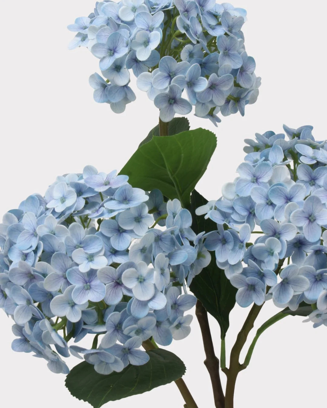 Lightweight Faux Hydrangea Flower Stem – 20.5"