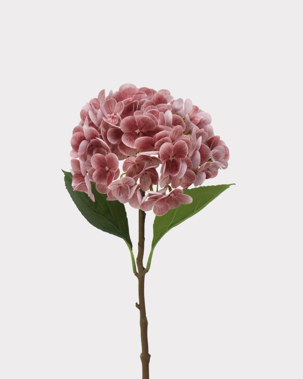 Lightweight Faux Hydrangea Flower Stem – 20.5"