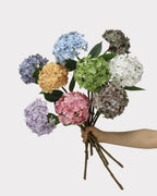 Lightweight Faux Hydrangea Flower Stem – 20.5"