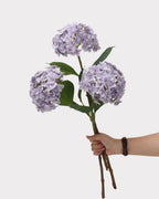 Lightweight Faux Hydrangea Flower Stem – 20.5"