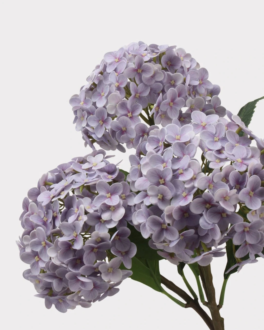 Lightweight Faux Hydrangea Flower Stem – 20.5"