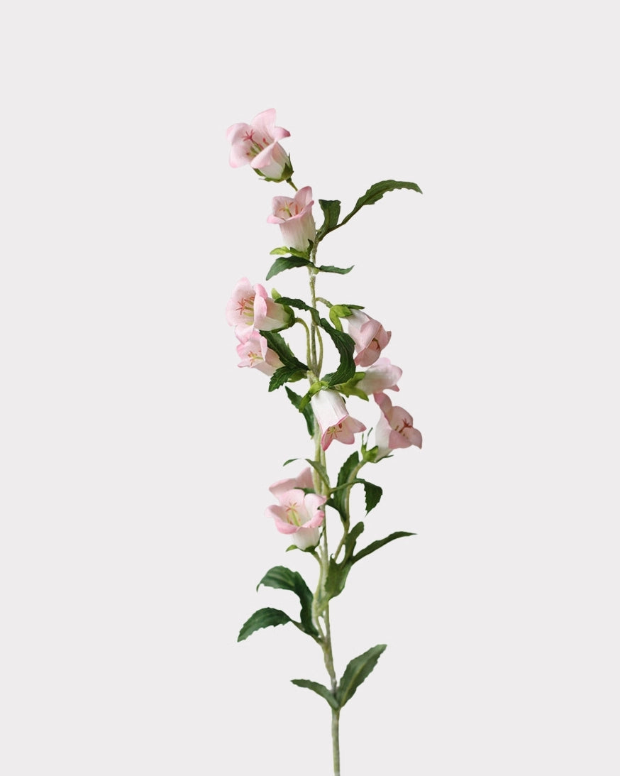 Lush Artificial Bellflower Stem 31.5"
