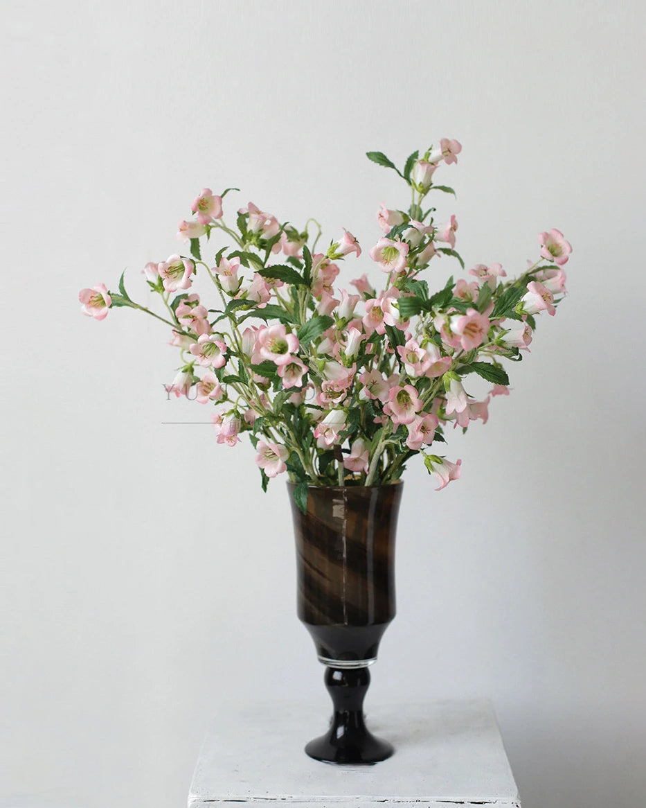 Lush Artificial Bellflower Stem 31.5"