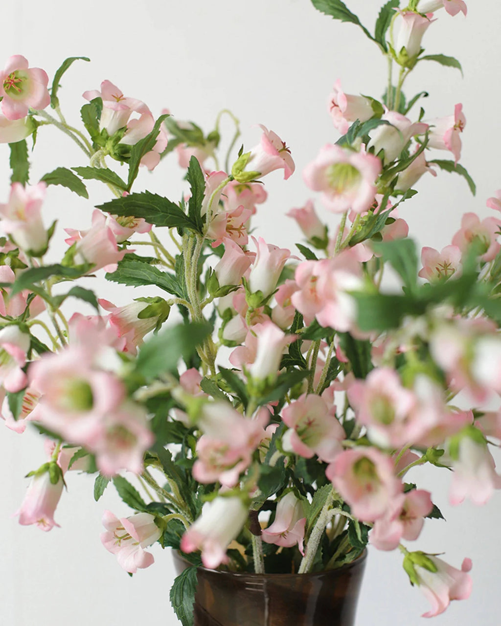 Lush Artificial Bellflower Stem 31.5"
