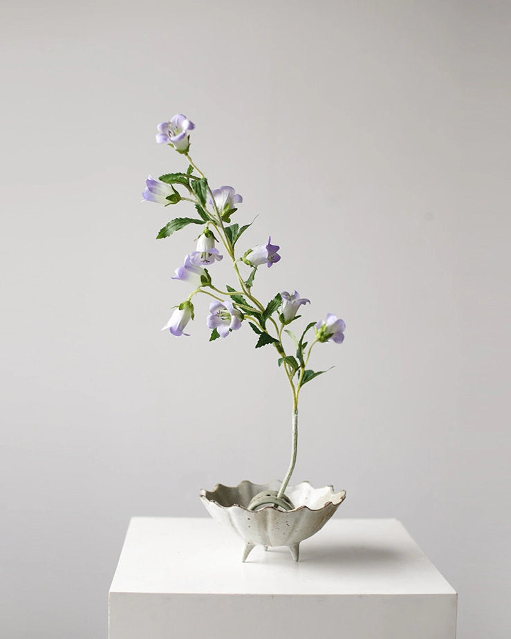 Lush Artificial Bellflower Stem 31.5"