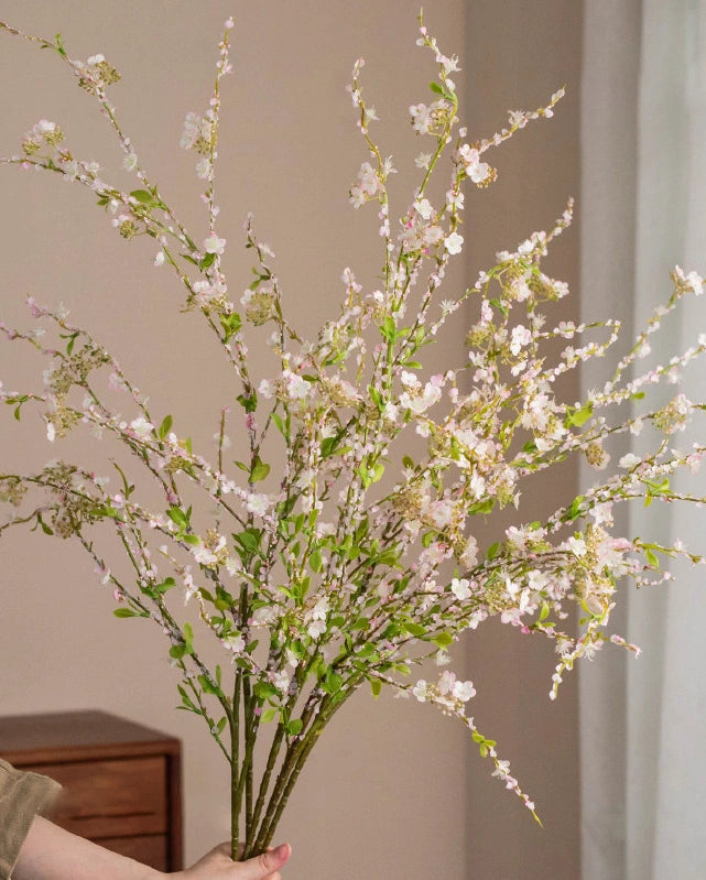 Lush Artificial Snow Willow Stem 45"