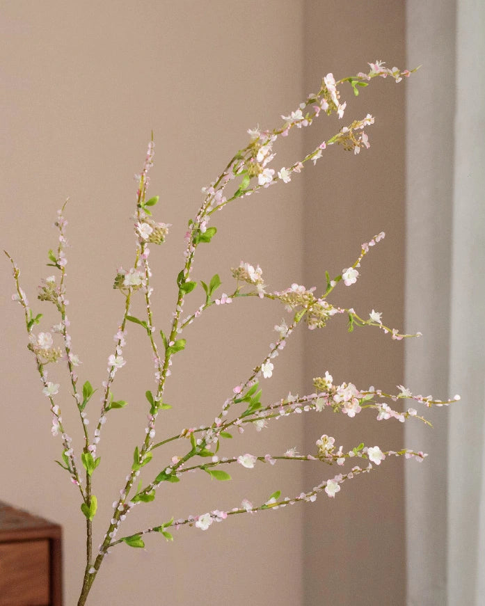 Lush Artificial Snow Willow Stem 45"