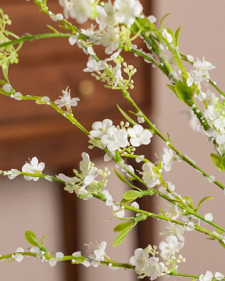 Lush Artificial Snow Willow Stem 45"