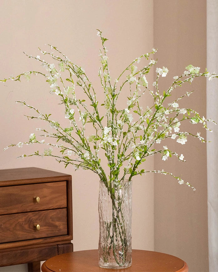 Lush Artificial Snow Willow Stem 45"