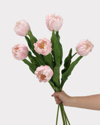 Moisturizing Real Touch Rococo Tulip Faux Flower - 23.6"