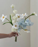 Orchid & Tulip Hand-Tied Bouquet - 18.5"