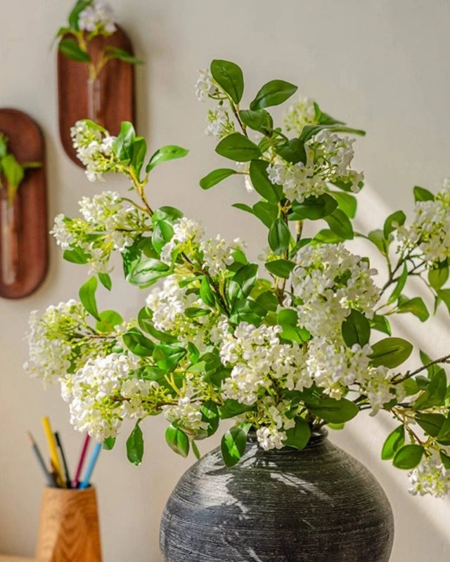 Osmanthus Faux Flower Stem - 28"